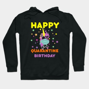 happy quarantine birthday 2020-quarantine birthday celebration Hoodie